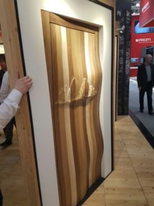 Gestaltung in Holz auf der Baumesse 2017 in München