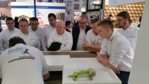 Gestaltung in Holz auf der Baumesse 2017 in München