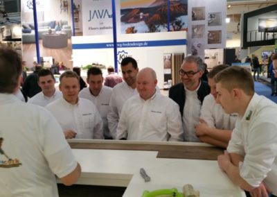 Gestaltung in Holz auf der Baumesse 2017 in München