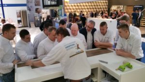 Gestaltung in Holz auf der Baumesse 2017 in München