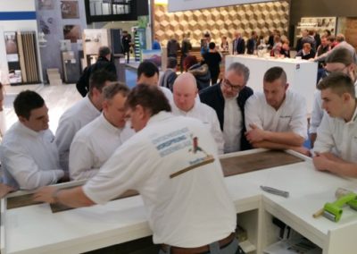 Gestaltung in Holz auf der Baumesse 2017 in München