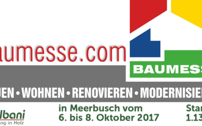 Besuchen Sie uns auf der Baumesse in Meerbusch
