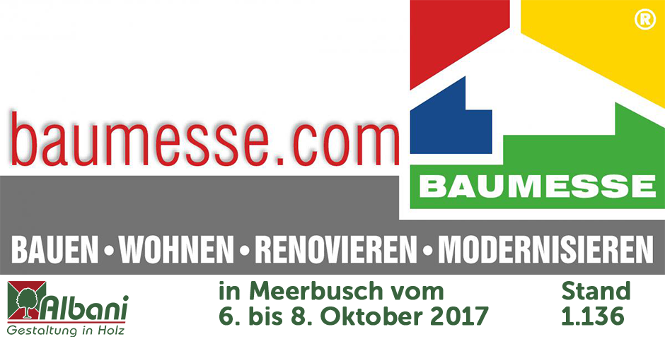 Besuchen Sie uns auf der Baumesse in Meerbusch