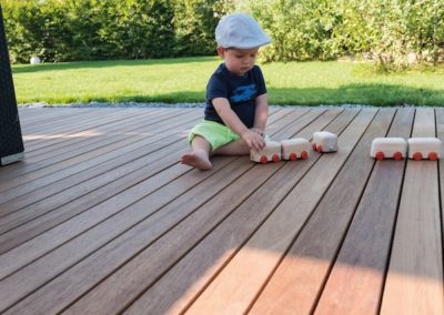 Terrassengestaltung in Holz