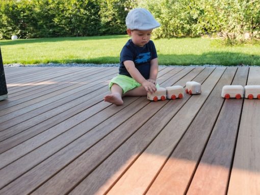 Terrassengestaltung in Holz