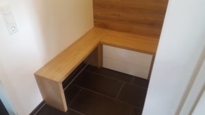 Garderobe aus Eiche