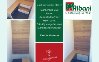 Garderobe aus Eiche
