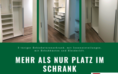 Aktion “mehr Platz im Schrank” individuelle Möbel vom Tischler