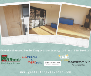 Gewerkeübergreifende Komplettsanierung ist was für Profis!