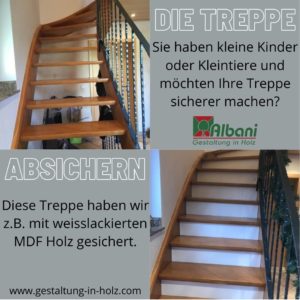 Wie sichere ich meine Treppe ab