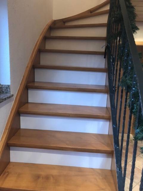 Treppe absichern nachher
