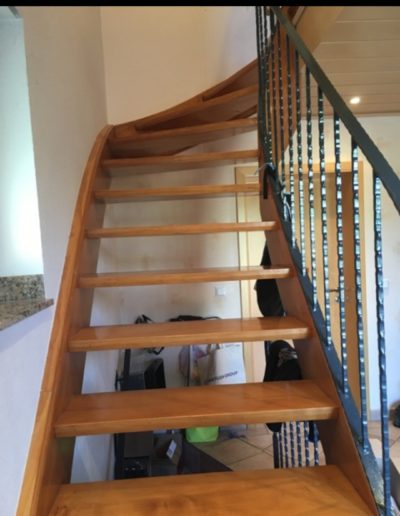 Treppe absichern vorher