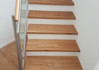 Parkett auf Treppe
