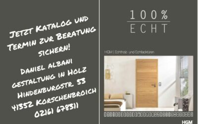 100% ECHT | HGM Echtholz- und Echtlacktüren