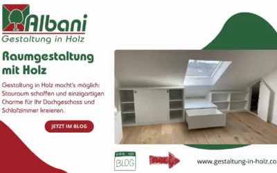 Raumgestaltung mit Holz: Dachgeschoss und Schlafzimmer