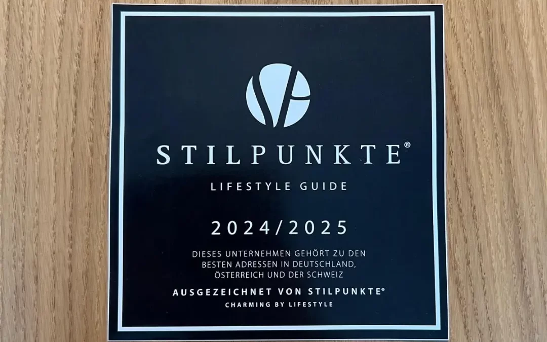 STILPUNKTE® Auszeichnung 2024/2025: Wir sind dabei!