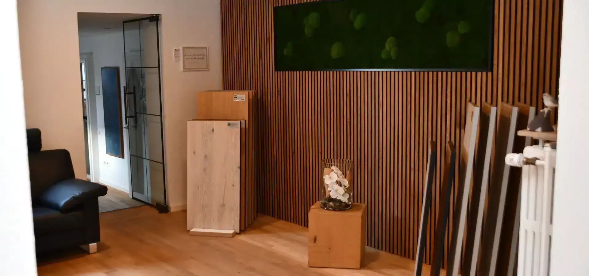 Ein Blick in die Ausstellung Ihrer Tischlerei Daniel Albani aus Korschenbroich